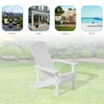 thumbnail image 5 of CHYVARY 4 Peaks Adirondack Chairs, Fire Pit Outdoor Patio Furniture,White, 5 of 6