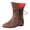 Brown, variant on Retro Ankle Boots for Women Flat Lace Up Wide Calf Riding Booties Soft Leather Non Slip Walking Shoes