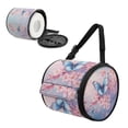 thumbnail image 2 of ZIATUBLE Butterfly Dispenser Tissue Holder Cherry Blossom Paper Towel Dispenser Case Washable Camping Tissue Box Round Tissue Paper Dispenser Organizer for Kitchen Bathroom, 2 of 7