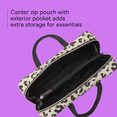 thumbnail image 4 of Conair Leopard Print Weekender Bag, Travel Bag with Luxe Gold-Tone Hardware and Roomy Interior, 4 of 9
