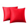 thumbnail image 1 of Fundas de almohada decorativas RainRoad Christmas, rojas, 51 x 51 cm, paquete de 2, 1 of 7