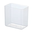 thumbnail image 5 of TERGAYEE Refrigerator Organizer Container,2pcs Fridge Side Door Storage Containers Plastic Translucent,Kitchen Household Sundries Storage Box,Plastic Wall Mount Organizer, 5 of 9