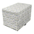 thumbnail image 1 of Dandelion Dog Crate Cover, Repeating Elements Spring Season Botany Flowers and Leaves Pattern, Easy to Use Pet Kennel Cover for Medium Large Dogs, 35" x 23" x 27", White Multicolor, by Ambesonne, 1 of 6