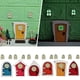 thumbnail image 3 of Gibobby Casa Miniatura Ventanas y puertas para el Mini puerta Ventana Árbol Decoración para patio Césped Árbol Decoración para el(A), 3 of 5