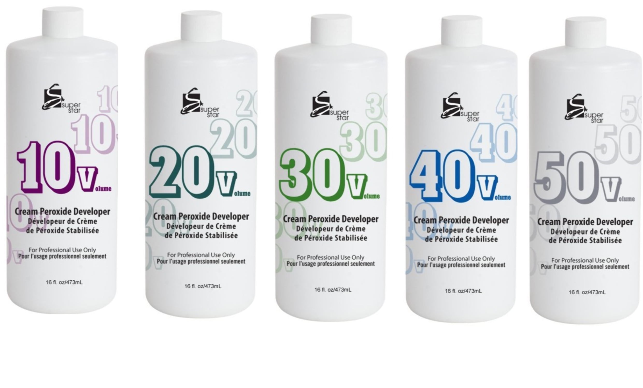 Superstar 30 Volume Cream Peroxide Developer, 4 oz, Hair