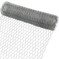 thumbnail image 1 of 40x500CM Chicken Wire Net DIY Wire Mesh Animal Plant Fence Netting Galvanized Hexagonal Metal Iron Wire Netting for Craft Projects Gardening and Home Decoration Silver, 1 of 1