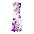 thumbnail image 4 of Lindreshi Maxi Dresses for Women 2024 Women's Summer Comfort Sexy Fashion Printing Sleeveless V-Neck Dress, 4 of 5