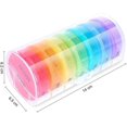 thumbnail image 2 of Weekly Pill Organizer Morning And Evening, Large 7 Day Medicine Pill Organizers, 2 of 5