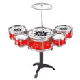 thumbnail image 1 of DJN Mini Jazz Drum Set for Kids 5 Drums, 2 Drumsticks Ideal Gift Toy for Kids,Teens Toys and Hobbies Toy instrument, 1 of 2
