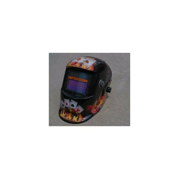 Máscara de soldadura y gafas Casco de soldadura automático - Casco de soldadura con 2 lentes y 2 sensores de filtro de sombra ajustable DIN9-13 para soldadura por arco MIG TIG MAG [Clase de efi