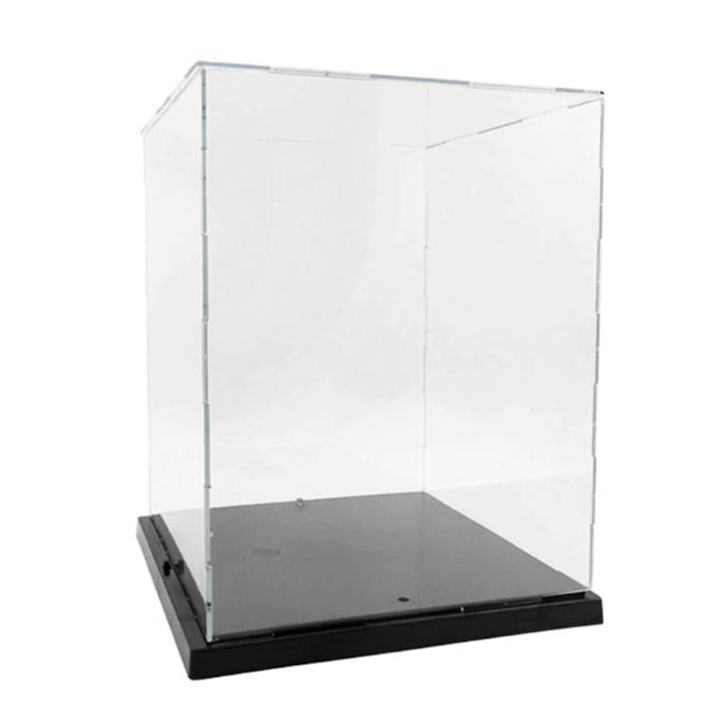 Collectible Clear Acrylic Case Box Perspex Cube Showcase for Action Figures 