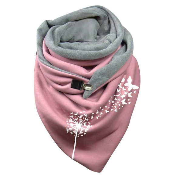 WEAIXIMIUNG Running Gloves for Men Women Feather Vintage Print Boho Scarf Shawls Wraps Winter Warm Short Scarves