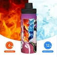 thumbnail image 6 of Invader Zim Sports Insulated Water Bottles Kettle Stainless Steel Portable Cup18OZ For Travel Gym School, 6 of 8