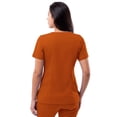 thumbnail image 2 of Adar Pro Scrubs For Women - Elevated V-Neck Scrub Top - P4212 - Cinnamon - L, 2 of 7