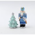 thumbnail image 3 of Ceramic Blue Nutcracker Christmas Tree Salt and Pepper Shakers, 3 of 5