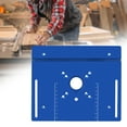 thumbnail image 3 of S SERENABLE Router Table Insert Plate Aluminum Router Plate for Milling Trimming Machine Blue, 3 of 6