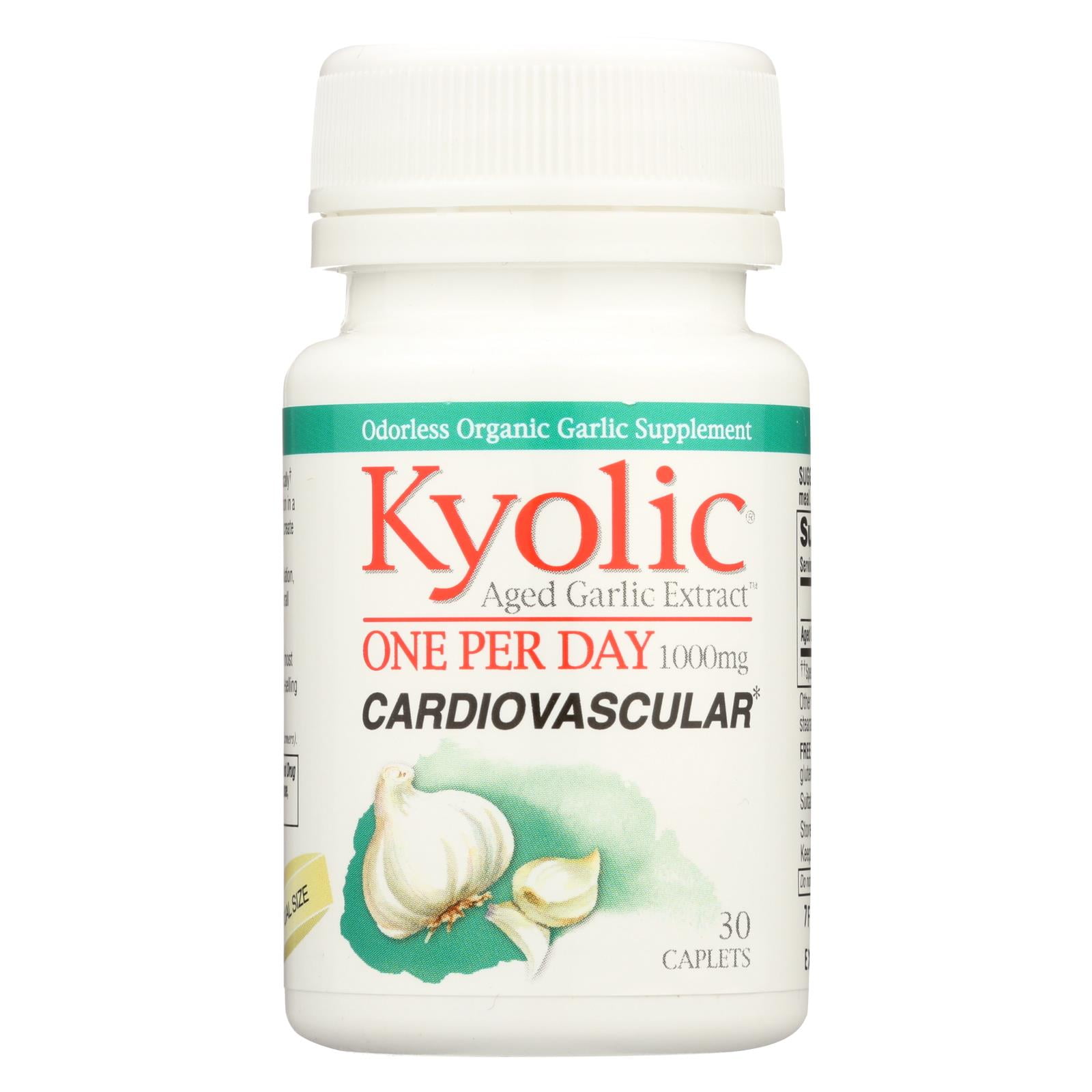 Kyolic Aged Garlic Extract One Per Day Cardiovascular 1000 mg 30