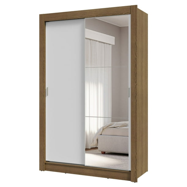 Ropero Clóset Madesa Vivare Plus 2 Puertas 1 Espejo MB 205 cm x 117 cm x 51 cm