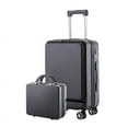 thumbnail image 2 of New Travel in Style hard shell luggage, 2-piece Travel Luggage (20 Inch & 14 Inch), with Wheels, Dark Blue, 2 of 14