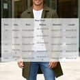 thumbnail image 3 of Miqool Mens Trench Coat Turndown Collar Button Down Long Sleeve Mid Length Winter Casual Business Outerwear Overcoats with Pockets M-XXXL, 3 of 9