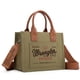 thumbnail image 1 of Bolso Montana West Wrangler Canvas Green para mujer, 1 of 6