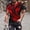 Shirts-Red, variant on Gamivast Men's Graphic T-Shirts 3D Print Muscle Fit SmoothingCrew Neck Funny Tshirts Short Sleeve Vacation Shirts Club Festival Tops
