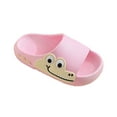 thumbnail image 2 of BLTIBY Toddler Little Kids Summer Sandals Non-Slip Girls Boys Slide Lightweight Comfort Beach Water Shoes Cute Shower Pool Slippers Home Shoe Pink 4-5 Years, 2 of 4