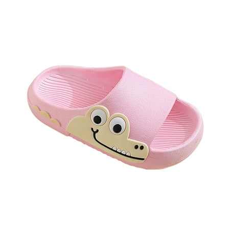 

Binmer Toddler Baby Sandals Cartoon Animal Soft And Non-Slip Kids Home Slipper Children S Shose