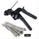 thumbnail image 1 of Alicates para Bridas Autoblocantes con 150 Piezas para Cortar Correas de Sujeción. Herramienta Automática para Tensar Cremalleras de Cables., 1 of 5