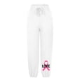 thumbnail image 5 of Sentmoon Loose Pants for Women with Print Drawstring Elastic Waist Womens Summer Outfits Plus Size Straight Leg Casual Womens Activewear with Pocket Beach for Travel and Vacation White M, 5 of 5