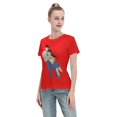 thumbnail image 4 of T-Shirt Basique à Manches Courtes pour Femmes Conan et Xiaolan, 4 of 6