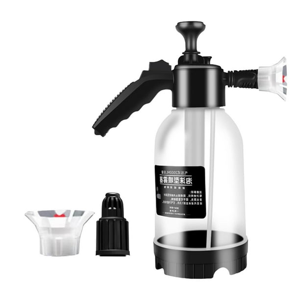 Dispensador de Espuma para Limpieza de Automóviles, Botella Rociadora de 2 Litros con de Rociado Versátil claro