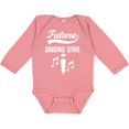 thumbnail image 3 of Inktastic Future Singing Star Childs Music Boys or Girls Long Sleeve Baby Bodysuit, 3 of 5