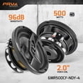 thumbnail image 2 of Altavoz de medios PRV AUDIO de 6.5" de fibra de carbono, 500 W, 4 ohmios, 2 of 7