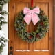 thumbnail image 4 of Lazo de terciopelo navideño | Cinta adhesiva de franela roja, beige y rosa | Adorno de papel de regalo reutilizable preatado para coronas de árbol, sofás y ventanas | Decoración navideña DIY, 4 of 6