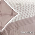 thumbnail image 4 of Lanco Floral Geometric 7-Piece Reversible Comforter Set, Queen, Blush, Fill Polyester, 4 of 4