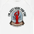 thumbnail image 4 of Inktastic Maine Just Here for the Lobster Boys or Girls Baby Bodysuit, 4 of 5