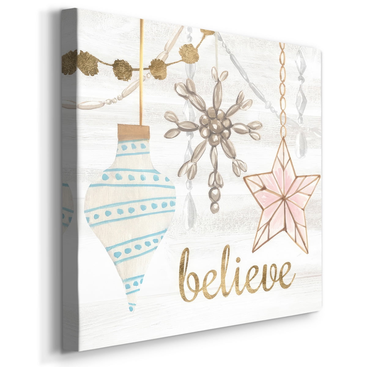 Elegant Ornaments I- Gallery Wrapped Canvas
