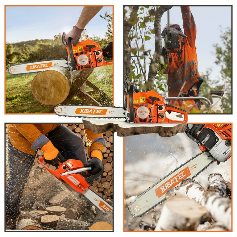 JUBATEC Gas Chainsaw 56.5cc 20 Inch Bar Chain Saw Gas Powered 2