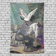 thumbnail image 1 of EREHome Flying Crane Home Decoration Wall Tapestry 60x40 inches, 1 of 4