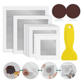 thumbnail image 1 of 8 PCS 2/4/6/8 Inch Aluminum Fiber Mesh Spackle Drywall Reapair Patch Kit,Quick and Easy to Fix Wall Hole, 1 of 6