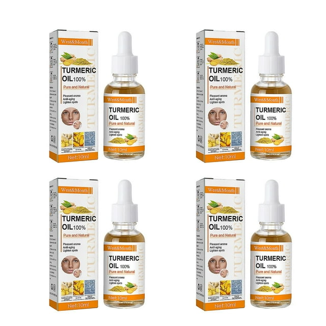 Sérum à l'Huile Correcteur de Taches Brunes et Antioxydant au Curcuma