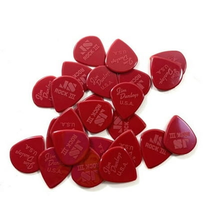 Dunlop Guitar Picks ROCK III Custom Jazz III Nylon 24 Picks