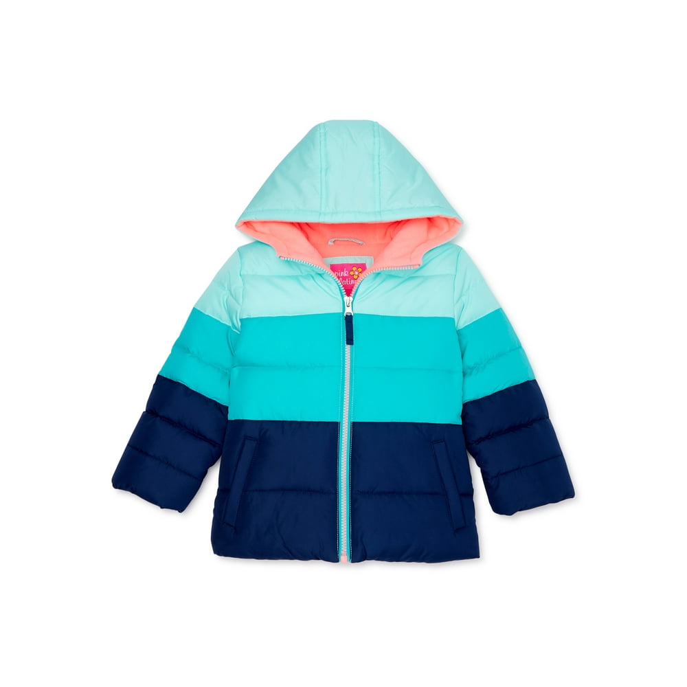 Pink Platinum Pink Platinum Baby Toddler Girl Colorblocked Winter