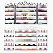 5 Layers Durable Metal Wire Nail Polish Display Organizer Wall Rack Hold 120 To 180 Bottles Nail Art Manicure Show Tool