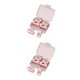 thumbnail image 3 of Inteprter 12x Clips de edredón de moda para un toque elegante para el clip de artesanía Clip de plástico Sujetador de abrazadera Precisa rosa rosa 2Conjunto, 3 of 6