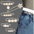 thumbnail image 4 of ZILEFSILK 14 Pcs Pearl Brooch Pins For Women Fashion Kawaii Safety Decorative Pins Set Aesthetic, 4 of 7