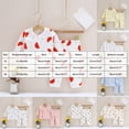 thumbnail image 4 of Gubotare Baby Pajamas Boys Girls Pajamas Sets Cartoon Long Sleeve Blouse Top and Pants Sleepwear Pjs Kids Cute Warm Fall Outfits 0 3 Months (Orange,0-3 Months), 4 of 7