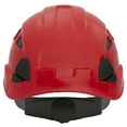 thumbnail image 3 of JORESTECH Ventilated Safety Rescue Helmet with Adjustable Ratchet 6-Point Suspension, HHAT-04 (Red), 3 of 5