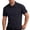 Black, variant on Mens Polo Shirts Casual Business Short Sleeve Summer Tees Lapel Button Fashion Breathable Golf T Shirt (XL, Black)